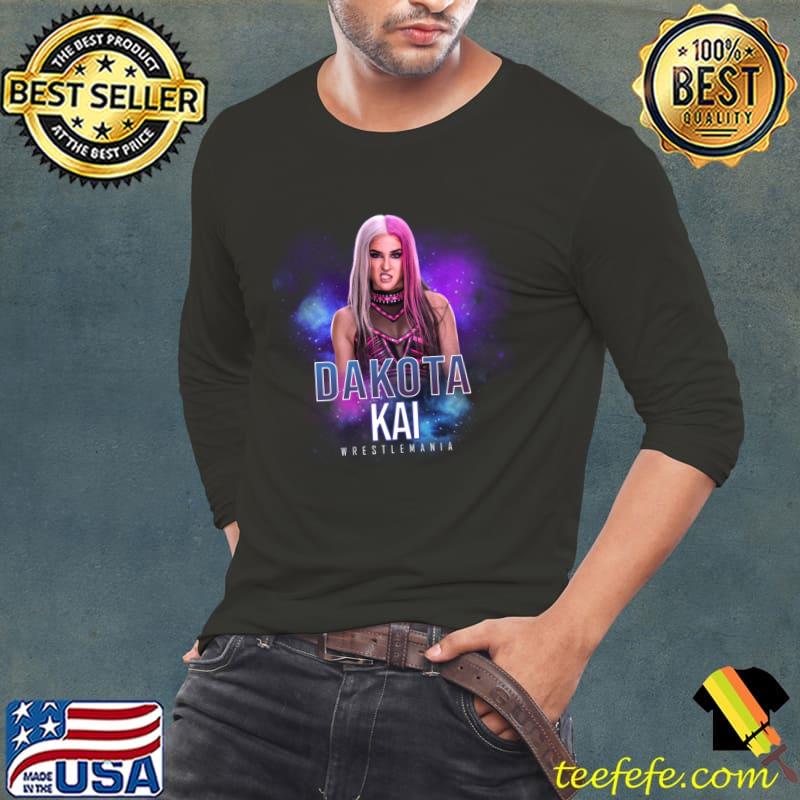New Zealand professional wrestler dakota kai wrestle T-Shirt Long Sleeve Tee New Zealand professional wrestler dakota kai wrestle T-Shirt Long Sleeve Tee
