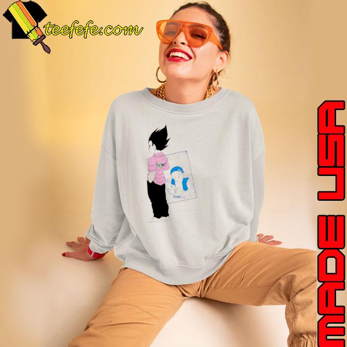 Nice dragonball Z Vegeta Bulma Sew Pink Badman s Sweatshirt Nice dragonball Z Vegeta Bulma Sew Pink Badman s Sweatshirt
