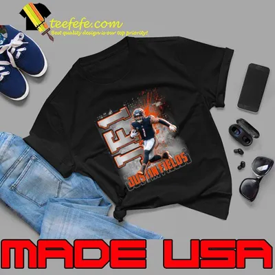 Nice justin Fields JF1 American football quarterback for the Chicago Bears T-Shirt