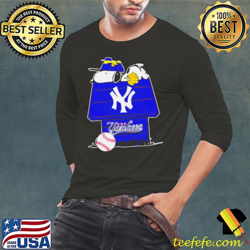 Nice new York Yankees Snoopy And Woodstock The Peanuts Baseball Shirt Long Sleeve Tee Nice new York Yankees Snoopy And Woodstock The Peanuts Baseball Shirt Long Sleeve Tee