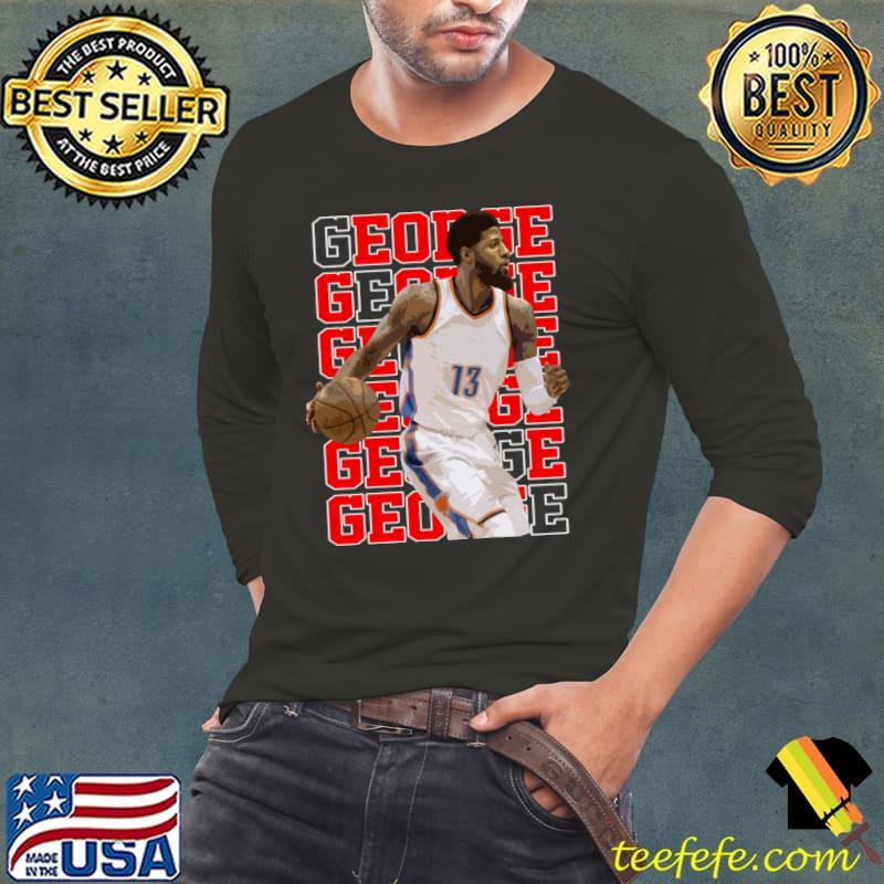 Nice paul George Name Repeat American professional basketball player for the Los Angeles Clippers T-Shirt Long Sleeve Tee Nice paul George Name Repeat American professional basketball player for the Los Angeles Clippers T-Shirt Long Sleeve Tee