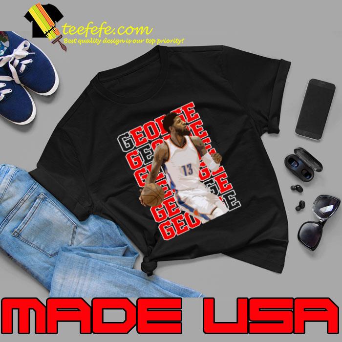 Nice paul George Name Repeat American professional basketball player for the Los Angeles Clippers T-Shirt Unisex Nice paul George Name Repeat American professional basketball player for the Los Angeles Clippers T-Shirt Unisex