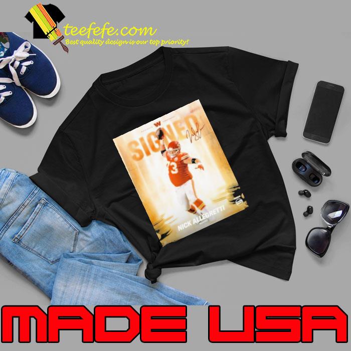 Nick Allegretti sign with Washington Commanders signature s Unisex Nick Allegretti sign with Washington Commanders signature s Unisex