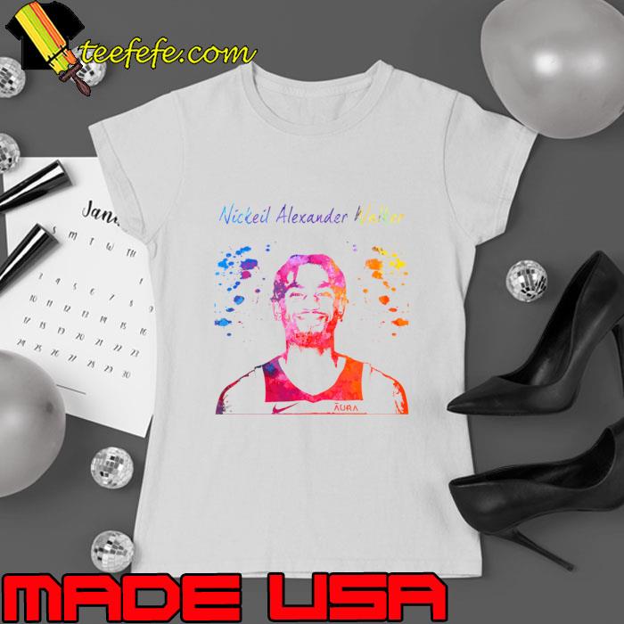 Nickeil Alexander Walker Canadian professional basketball player for the Minnesota Timberwolves watercolor T-Shirt Ladies tee Nickeil Alexander Walker Canadian professional basketball player for the Minnesota Timberwolves watercolor T-Shirt Ladies tee
