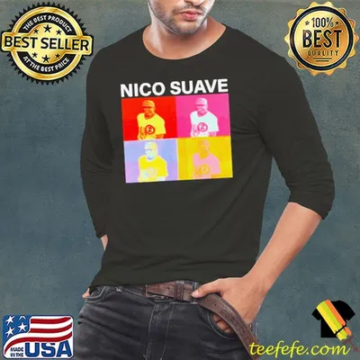 Nico Suave wearing MLB jersey shirt
