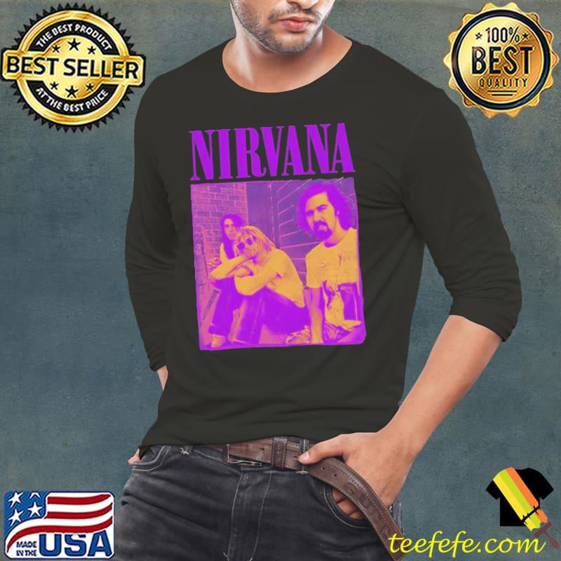 Nirvana Purple Group Shirt Long Sleeve Tee Nirvana Purple Group Shirt Long Sleeve Tee