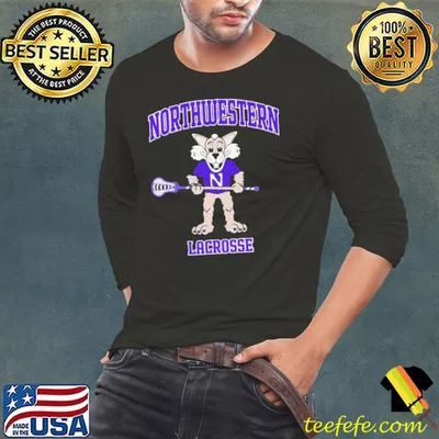 Northwestern Wildcats Youth Willie Lacrosse Shirt