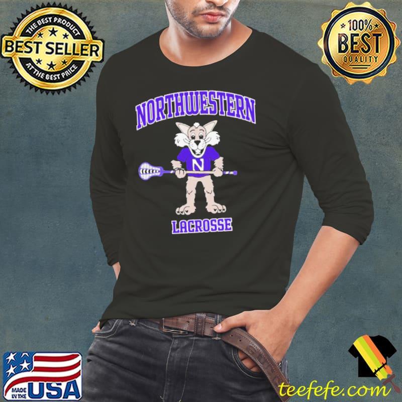Northwestern Wildcats Youth Willie Lacrosse Shirt