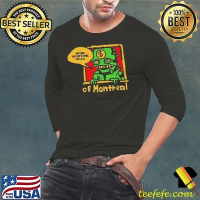 Of Montreal Music Hurts The Head Shirt