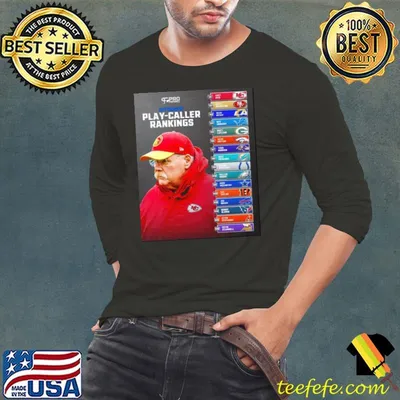 Offensive play caller rankings 1 Andy Reid shirt
