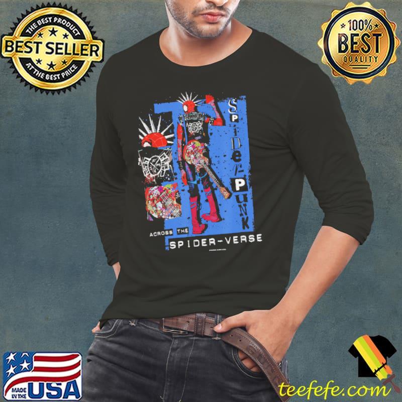 Official marvel Spider Man Across The Spider Verse Punk Power Girls Shirt Long Sleeve Tee Official marvel Spider Man Across The Spider Verse Punk Power Girls Shirt Long Sleeve Tee