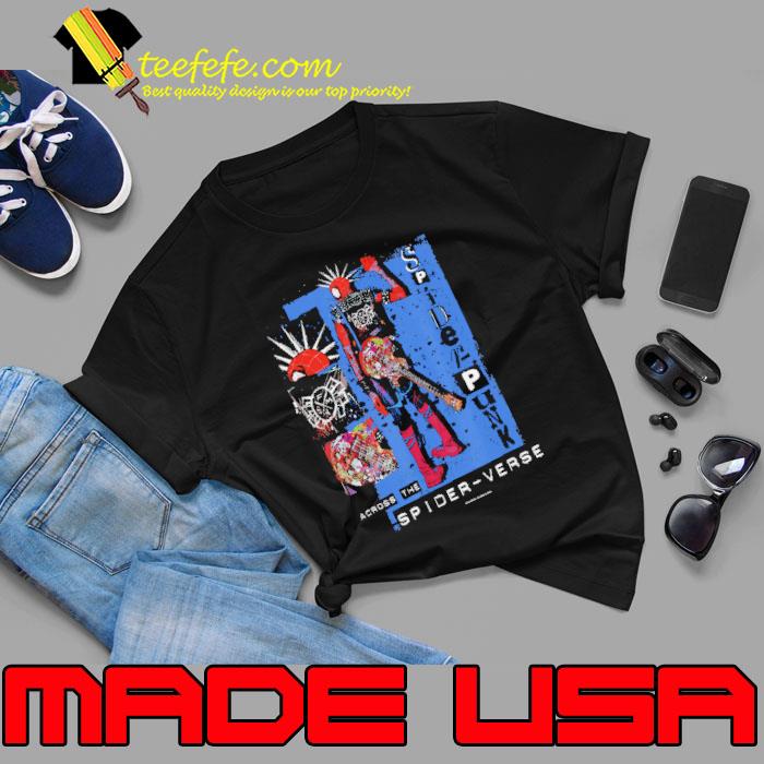 Official marvel Spider Man Across The Spider Verse Punk Power Girls Shirt Unisex Official marvel Spider Man Across The Spider Verse Punk Power Girls Shirt Unisex