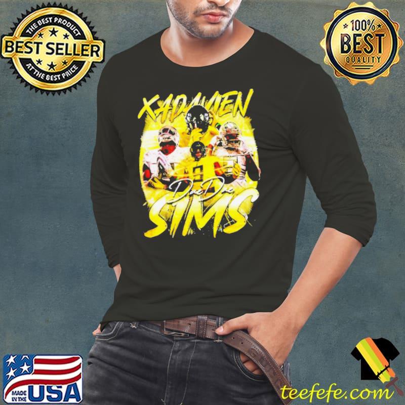 Oregon Ducks football 9 Xadavien Sims Dae Dae s Long Sleeve Tee Oregon Ducks football 9 Xadavien Sims Dae Dae s Long Sleeve Tee
