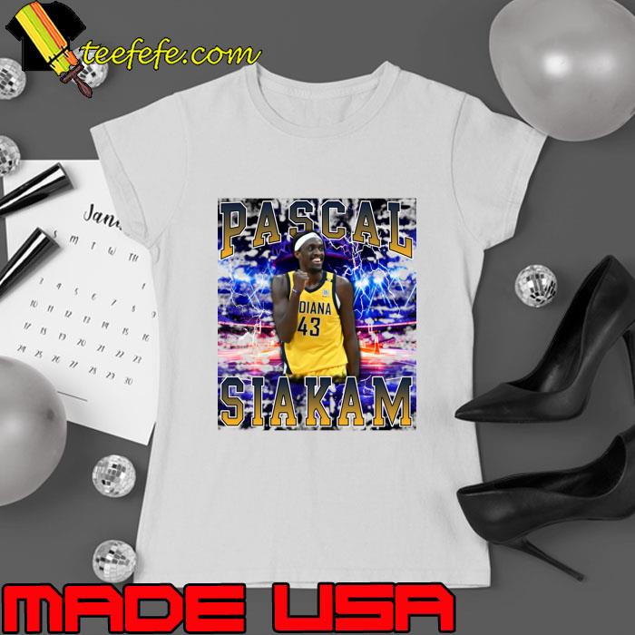 Pascal Siakam Cameroonian professional basketball player for the Indiana Pacers T-Shirt Ladies tee Pascal Siakam Cameroonian professional basketball player for the Indiana Pacers T-Shirt Ladies tee