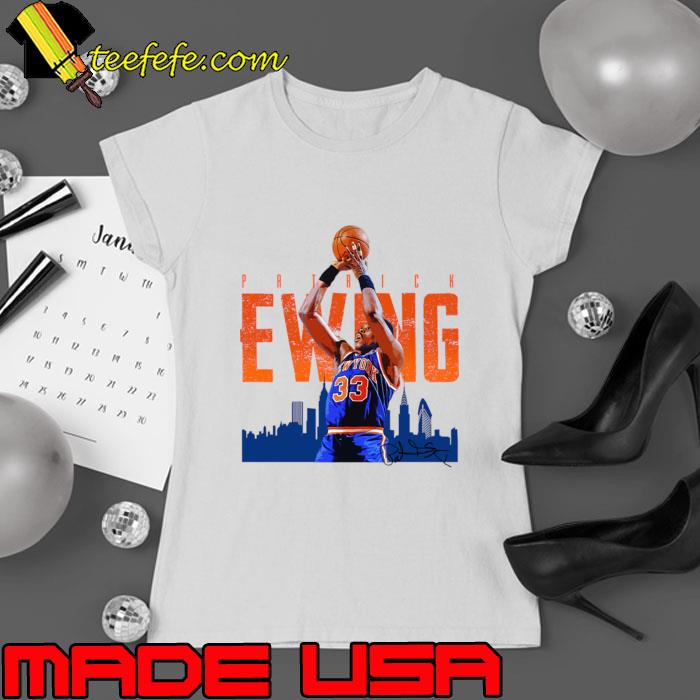 Patrick Ewing Superstar amaican-American basketball coach and former professional T-Shirt Ladies tee Patrick Ewing Superstar amaican-American basketball coach and former professional T-Shirt Ladies tee