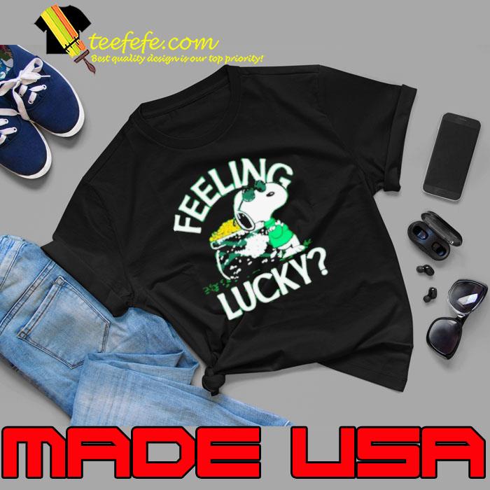 Peanuts Snoopy Feeling Lucky s Unisex Peanuts Snoopy Feeling Lucky s Unisex