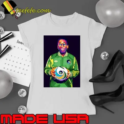 Pele Legend Football Pop Art T-Shirt