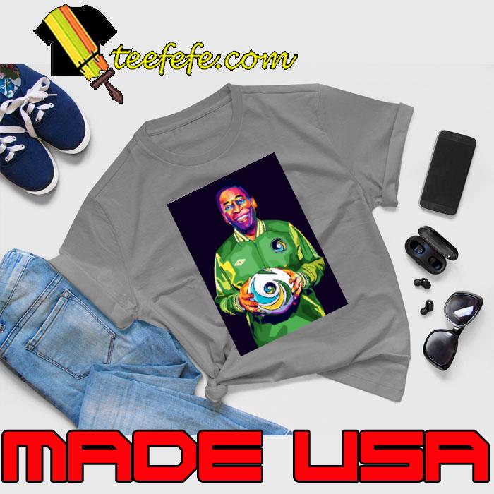 Pele Legend Football Pop Art T-Shirt Unisex Pele Legend Football Pop Art T-Shirt Unisex