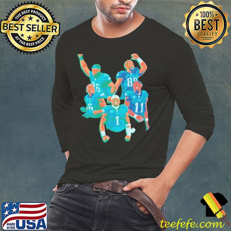 Philadelphia Eagles Football Players NFL s Long Sleeve Tee Philadelphia Eagles Football Players NFL s Long Sleeve Tee