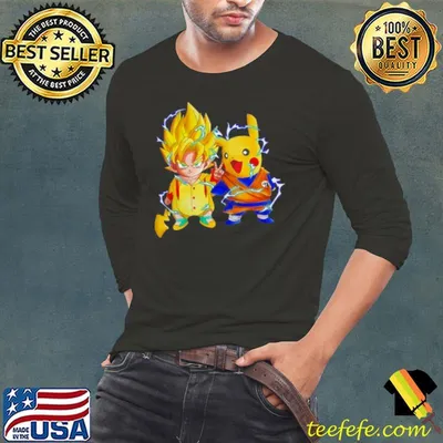 Pikachu X Son Goku Shirt