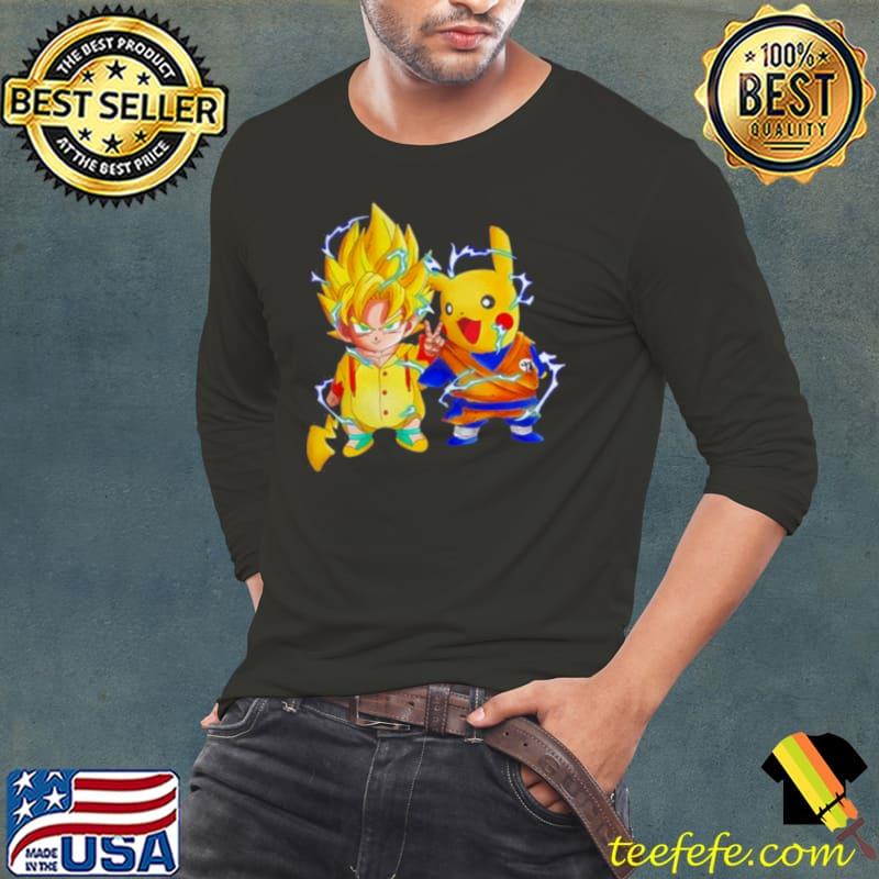 Pikachu X Son Goku Shirt Pikachu X Son Goku Shirt