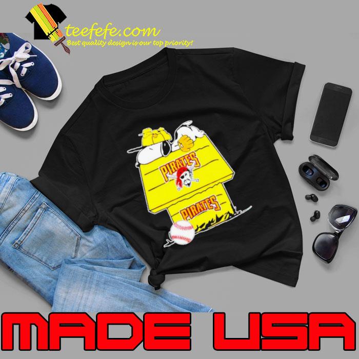 Pittsburgh Pirates Snoopy And Woodstock The Peanuts Baseball Shirt