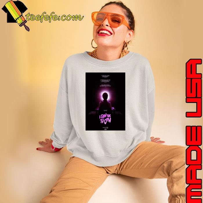 Premium i Saw The Tv Glow shirt
