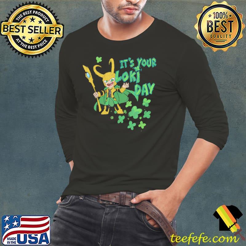 Premium marvel Kawaii It’s Your Loki Day Shamrocks St Patrick’s Day Shirt Long Sleeve Tee Premium marvel Kawaii It’s Your Loki Day Shamrocks St Patrick’s Day Shirt Long Sleeve Tee
