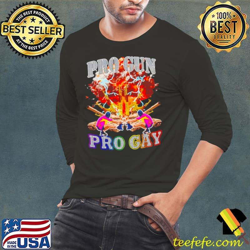 Pro gun prog gay s Long Sleeve Tee Pro gun prog gay s Long Sleeve Tee