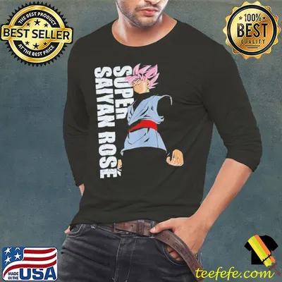 Rare Dragon Ball Super Saiyan Rose Goku shirt