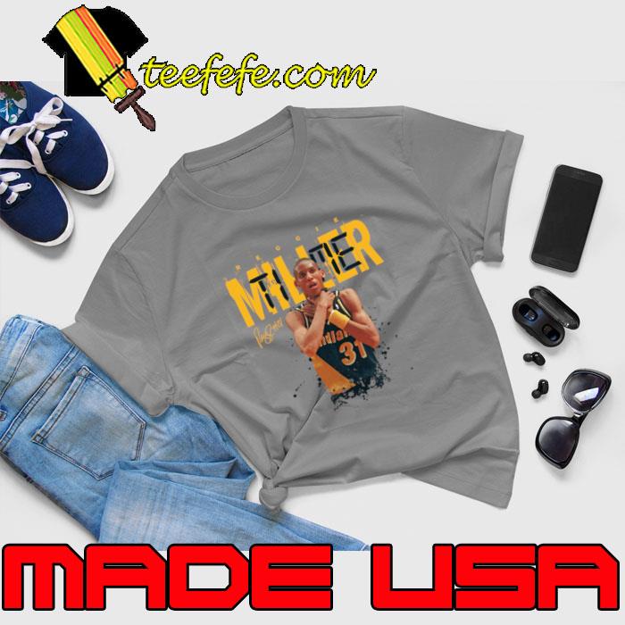 Reggie Miller Time Signature American former professional basketball player T-Shirt Unisex Reggie Miller Time Signature American former professional basketball player T-Shirt Unisex