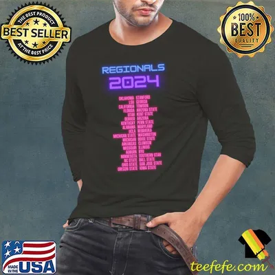 Regionals 2024 Gymnastics All Teams T-Shirt