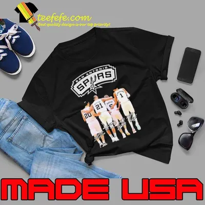 San Antonio Spurs All Star Squad Signatures Shirt