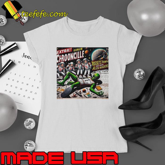 San Antonio Spurs Extra chrooncille rockets trimph orr over alien invaders s Ladies tee San Antonio Spurs Extra chrooncille rockets trimph orr over alien invaders s Ladies tee