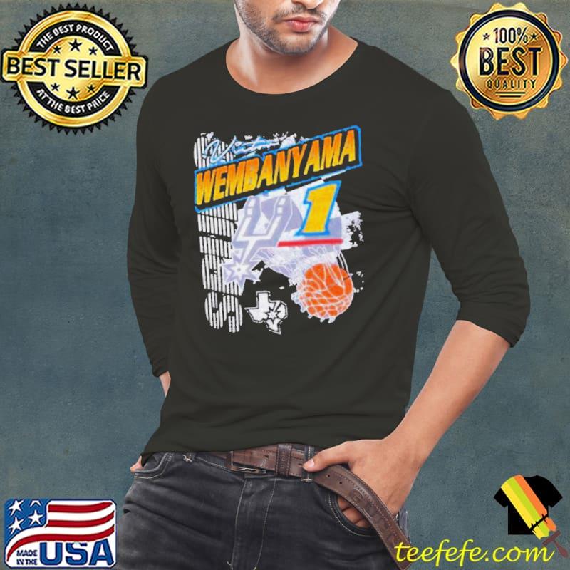 San Antonio Spurs Victor Wembanyama 2024 All-Star Game Rally Shirt Long Sleeve Tee San Antonio Spurs Victor Wembanyama 2024 All-Star Game Rally Shirt Long Sleeve Tee