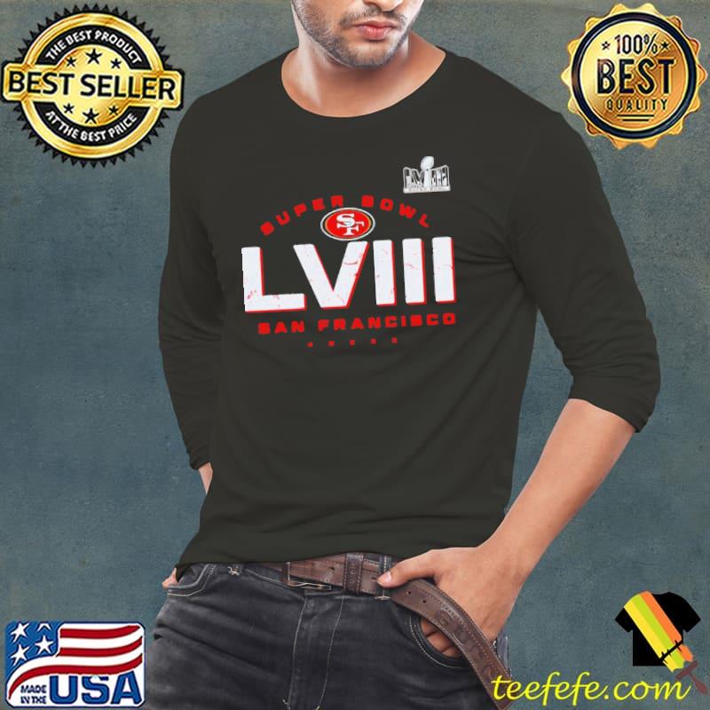 San Francisco 49ers Super Bowl LVIII Shirt Long Sleeve Tee San Francisco 49ers Super Bowl LVIII Shirt Long Sleeve Tee