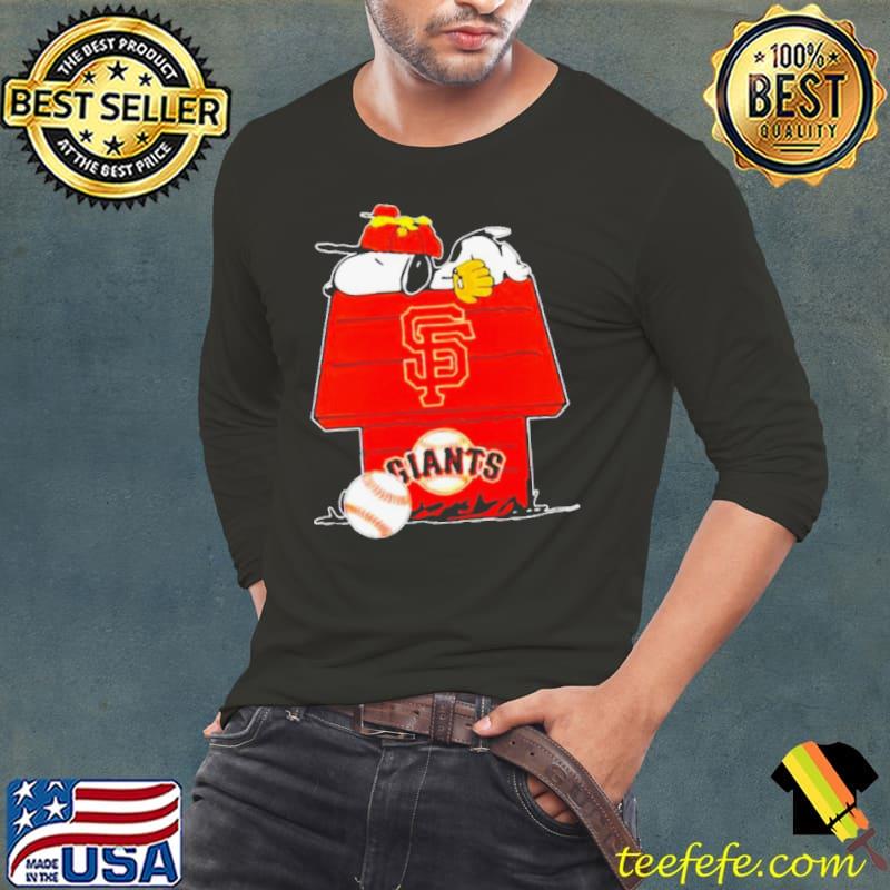 San Francisco Giants Snoopy And Woodstock The Peanuts Baseball Shirt Long Sleeve Tee San Francisco Giants Snoopy And Woodstock The Peanuts Baseball Shirt Long Sleeve Tee