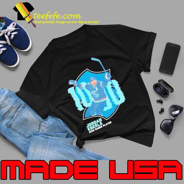 Seattle Kraken Jordan Eberle NHL 1000th Game s Unisex Seattle Kraken Jordan Eberle NHL 1000th Game s Unisex
