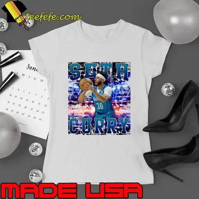 Seth Curry American professional basketball player for the Charlotte Hornets T-Shirt