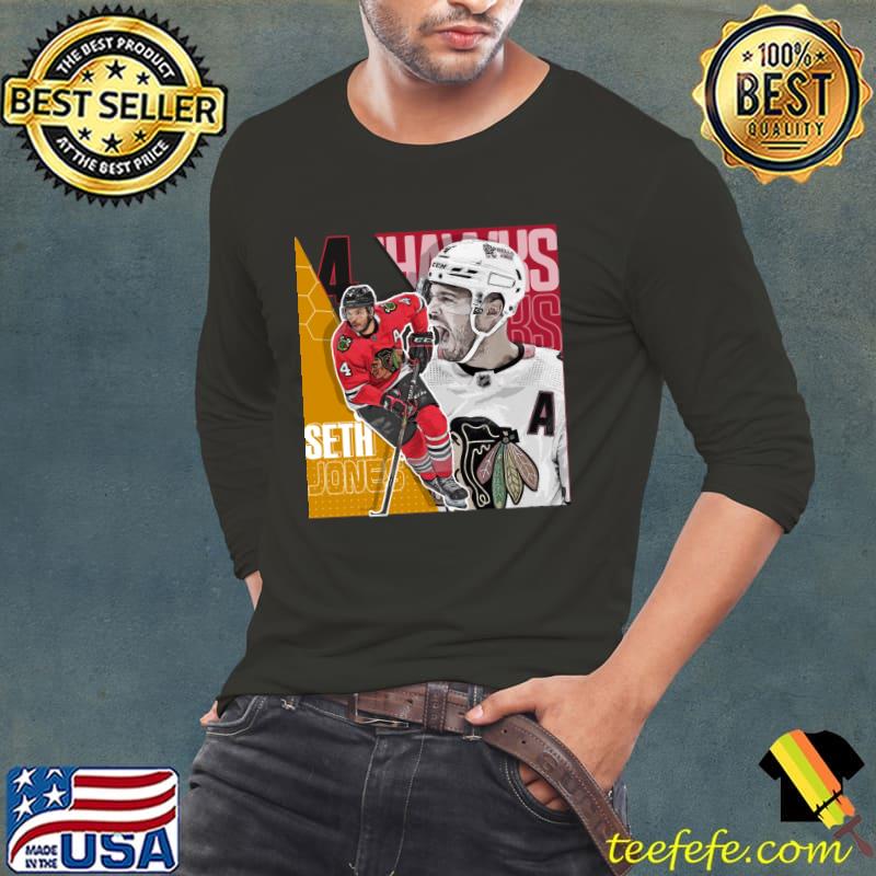 Seth Jones American professional ice hockey defenseman and alternate T-Shirt Long Sleeve Tee Seth Jones American professional ice hockey defenseman and alternate T-Shirt Long Sleeve Tee