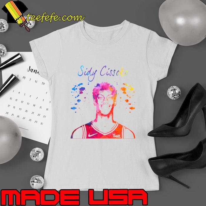 Sidy Cissoko French professional basketball player for the San Antonio Spurs watercolor T-Shirt Ladies tee Sidy Cissoko French professional basketball player for the San Antonio Spurs watercolor T-Shirt Ladies tee