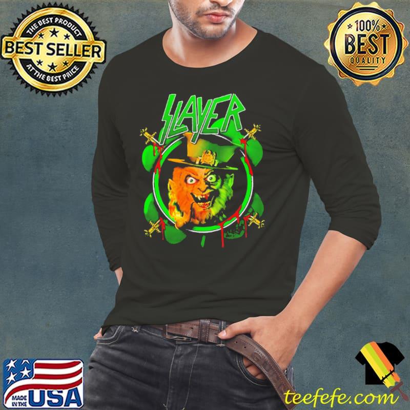 Slayer Slay Patrick’s Day s Long Sleeve Tee Slayer Slay Patrick’s Day s Long Sleeve Tee