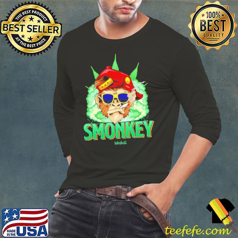 Smonkey Weed Monkey Smoking Cannabis shirt Smonkey Weed Monkey Smoking Cannabis shirt