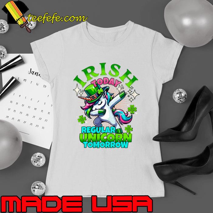 St. Patrick's Day Whimsical Unicorn Dabbing Lucky Charm Clover T-Shirt St. Patrick's Day Whimsical Unicorn Dabbing Lucky Charm Clover T-Shirt