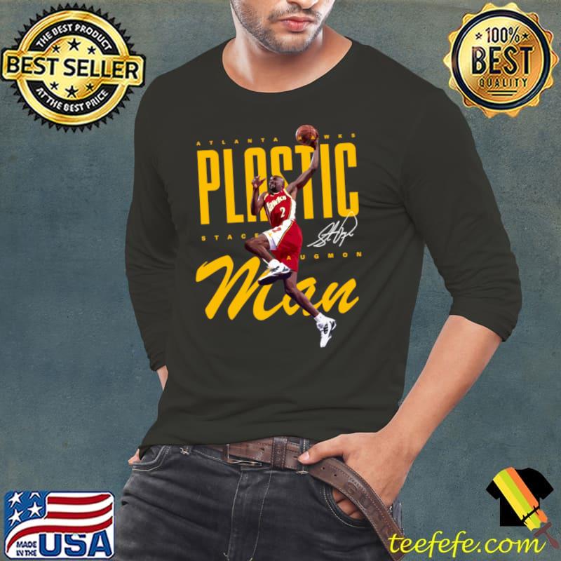 Stacey Augmon Plastic Man T-Shirt Long Sleeve Tee Stacey Augmon Plastic Man T-Shirt Long Sleeve Tee