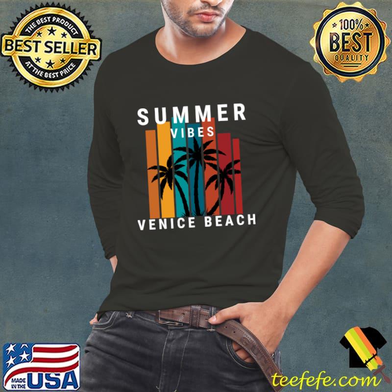 Summer Vibes Venice Beach Palm Tree Vintage T-Shirt