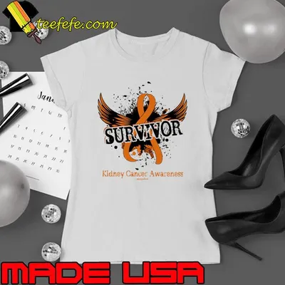 Survivor kidney cancer awareness watercolor shirt