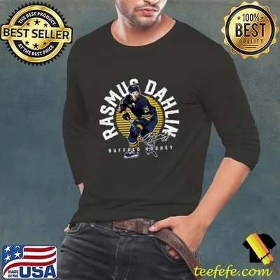 Swedish professional ice hockey defenceman signature rasmus dahlin emblem T-Shirt