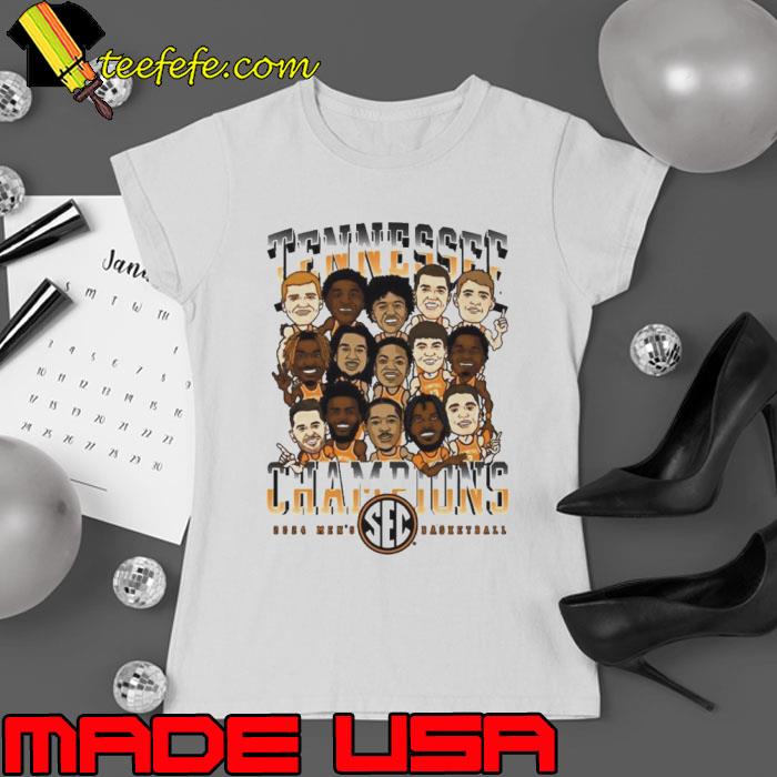 Tennessee Basketball 2024 SEC Champions Team NIL Shirt Ladies tee Tennessee Basketball 2024 SEC Champions Team NIL Shirt Ladies tee