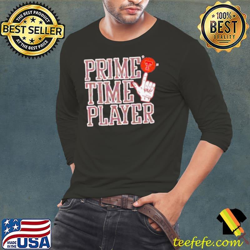 Texas Tech Red Raiders Prime time player s Long Sleeve Tee Texas Tech Red Raiders Prime time player s Long Sleeve Tee